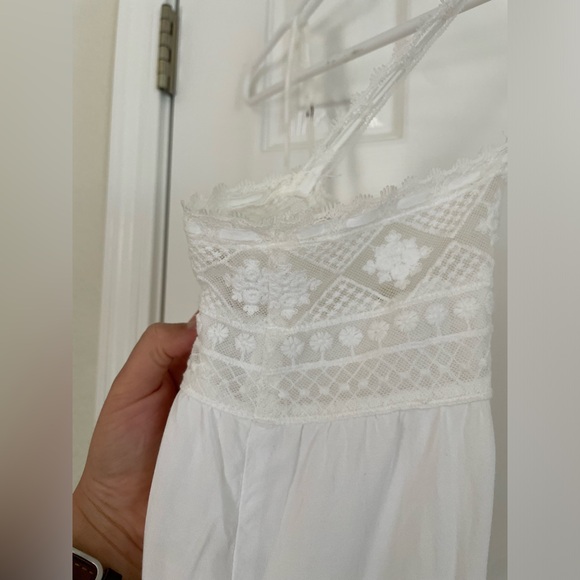 Spell Designs Gypsy Collective Peaches White Lace Cami Tank Top - Picture 2 of 10